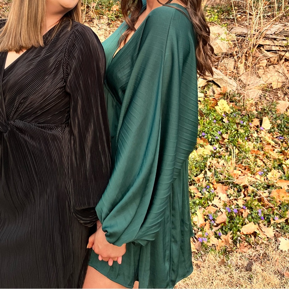 Free People Green Arzel Mini Dress